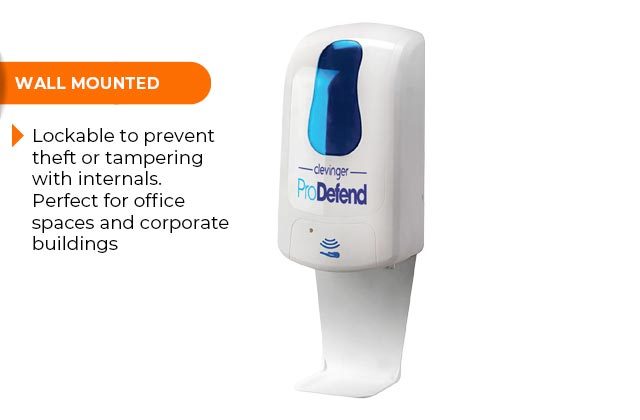 Touch-Free Wall Mounted Hand Sanitiser Dispenser Unit Supplies Across Melbourne by VM Focus Facility Services